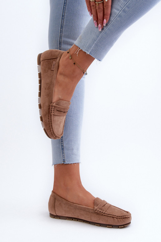 sieviešu mokasīni owe Big Star NN274930 Memory Foam System smilšu krāsas