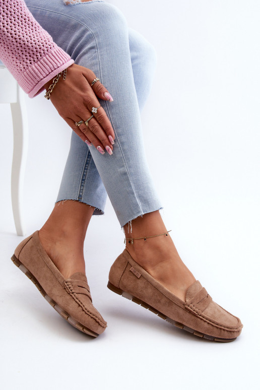 sieviešu mokasīni owe Big Star NN274930 Memory Foam System smilšu krāsas