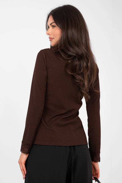 Blūze tumši brūnā krāsā