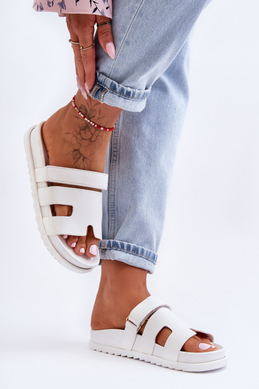  sieviešu čības baltas krāsas Molie