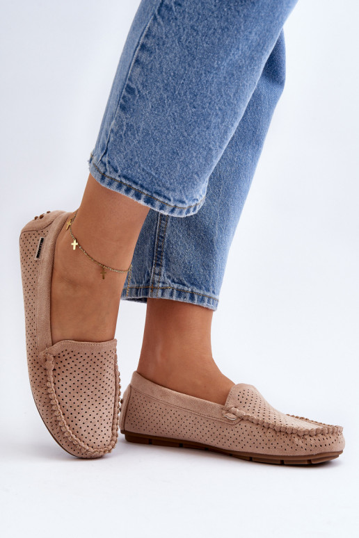   Mokasīni smilšu krāsas Rasirna