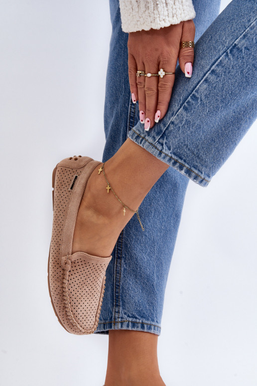   Mokasīni smilšu krāsas Rasirna