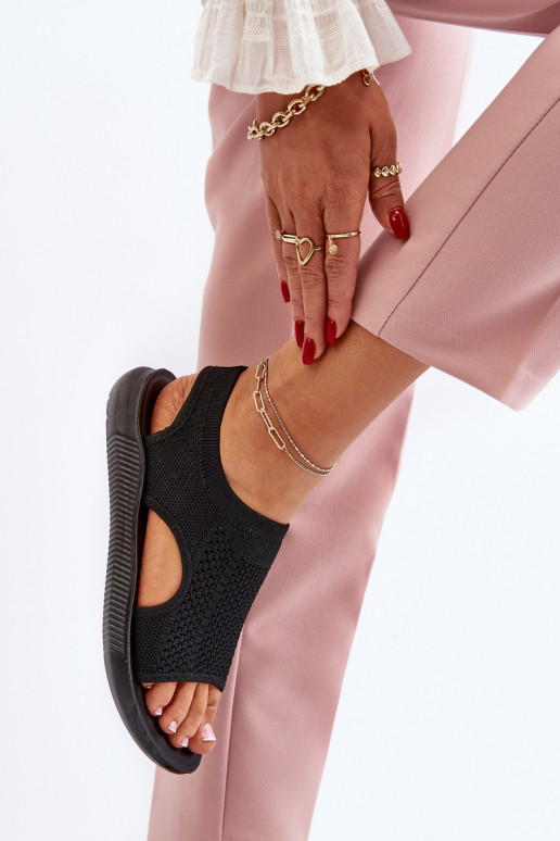 Sportiska stila Sieviešu basenes Melns Cesys