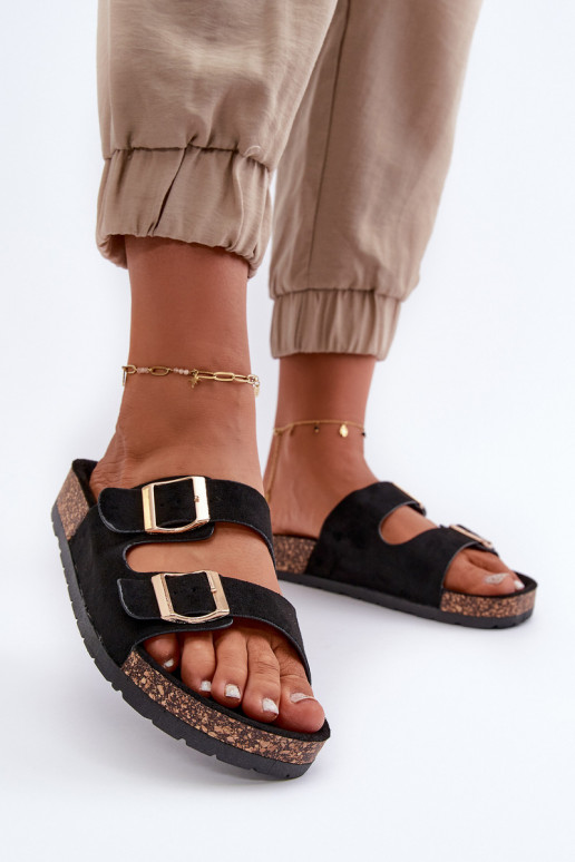 Uzvelkamas čības  Melns Cortina