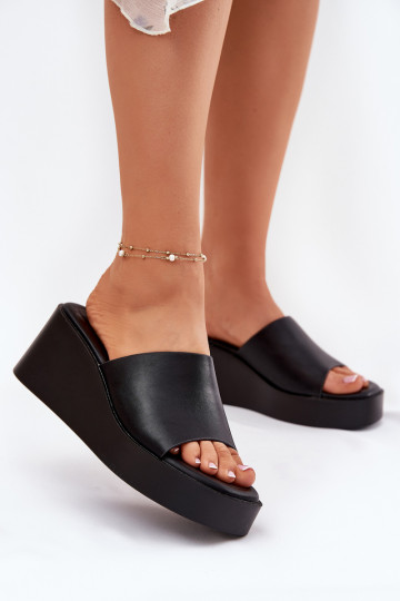 sieviešu čības  Eko   Melns Obenae