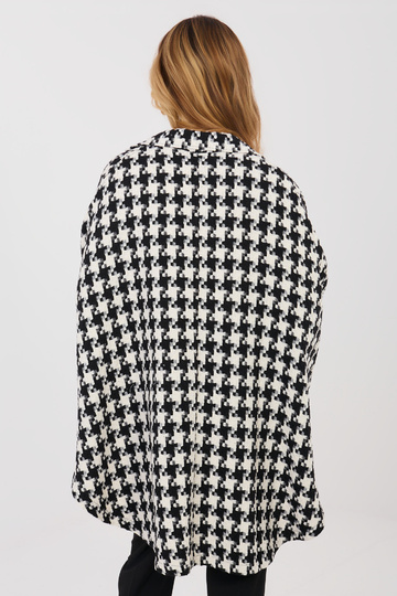 Mētelis melni balts 2