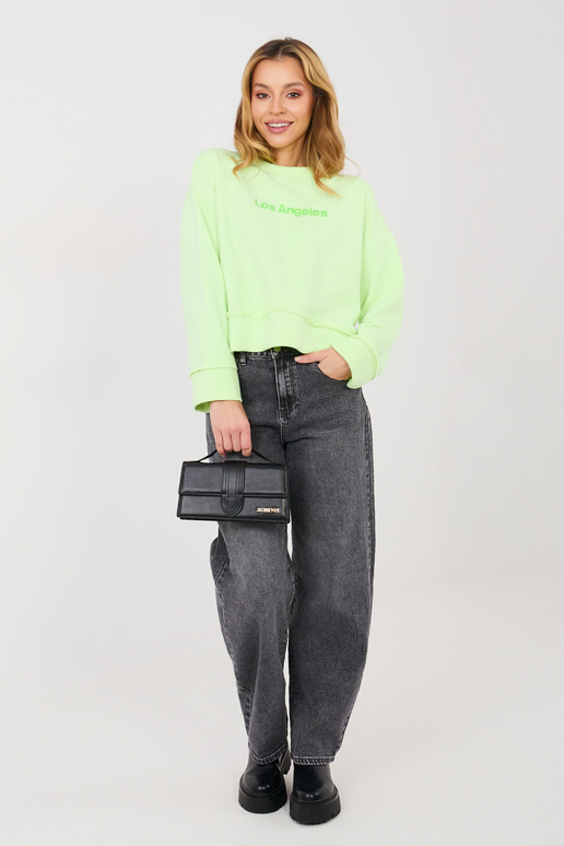 Zils džemperis gaiši zaļā krāsā