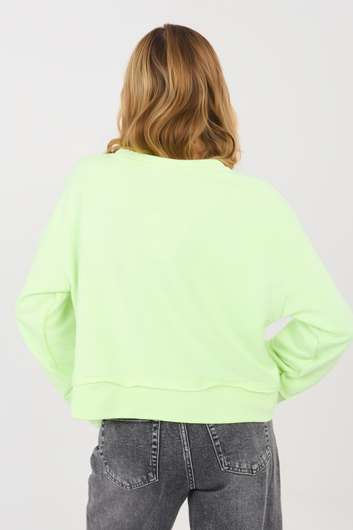 Zils džemperis gaiši zaļā krāsā