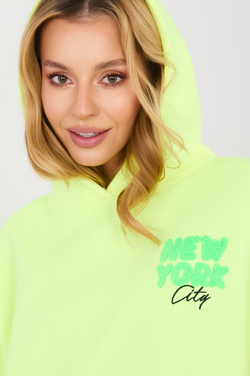 Fluorescējoša dzeltena blūze