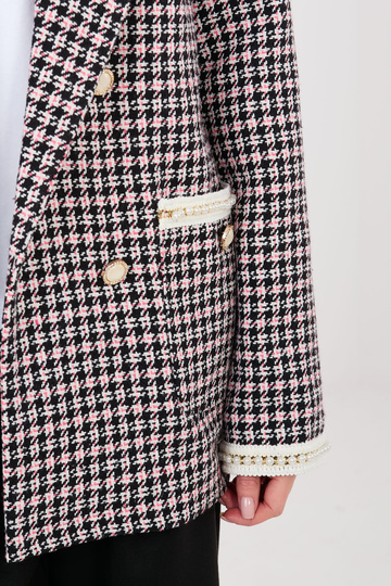 Žakete melni rozā 2