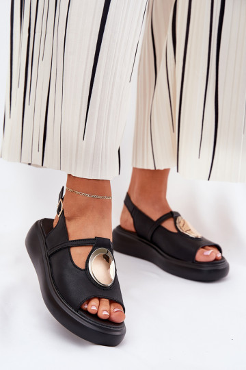   Eleganta stila Sieviešu basenes S.Barski GR51-603 Melns