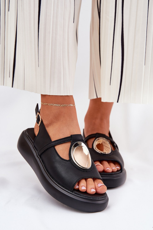   Eleganta stila Sieviešu basenes S.Barski GR51-603 Melns