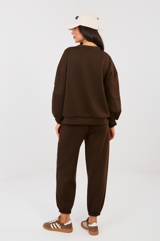 Komplekts tumši brūnas krāsas