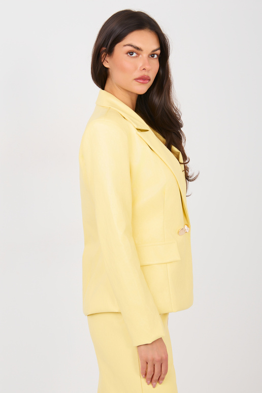 Gaiši dzeltens žakete