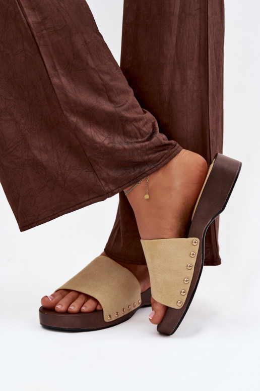 sieviešu čības Ze Zelta krāsasmi  Dzelteni Ferinna