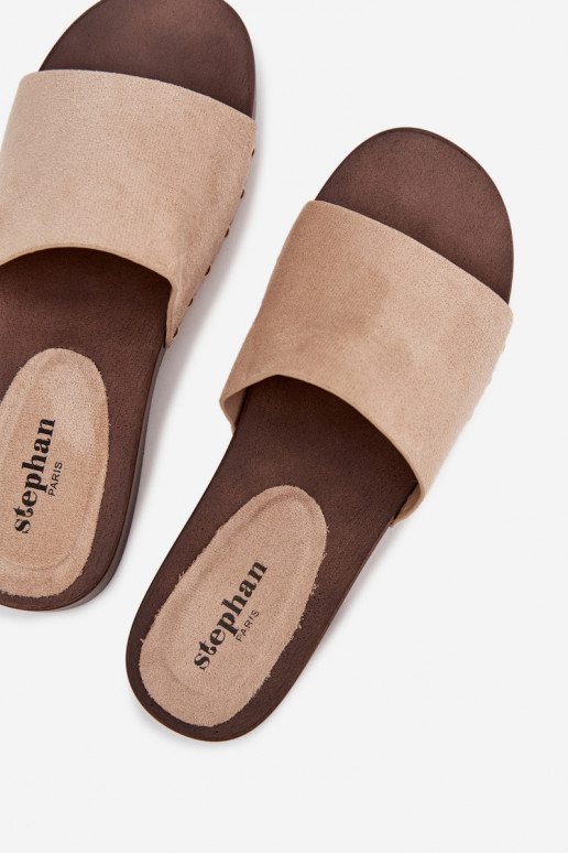 sieviešu čības Ze Zelta krāsasmi  smilšu krāsas Ferinna