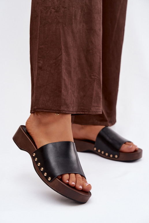 sieviešu čības Ze Zelta krāsasmi  Melns Terissa