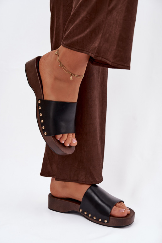 sieviešu čības Ze Zelta krāsasmi  Melns Terissa