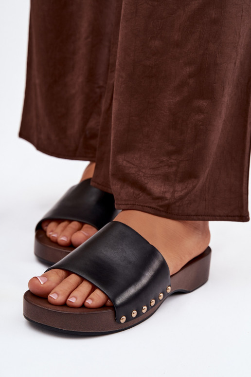 sieviešu čības Ze Zelta krāsasmi  Melns Terissa