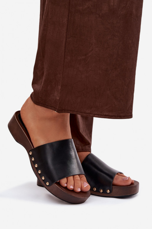 sieviešu čības Ze Zelta krāsasmi  Melns Terissa