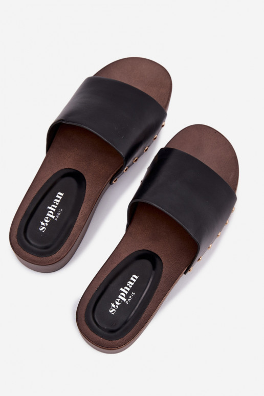 sieviešu čības Ze Zelta krāsasmi  Melns Terissa