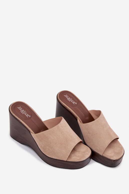 sieviešu čības  smilšu krāsas Ravelia