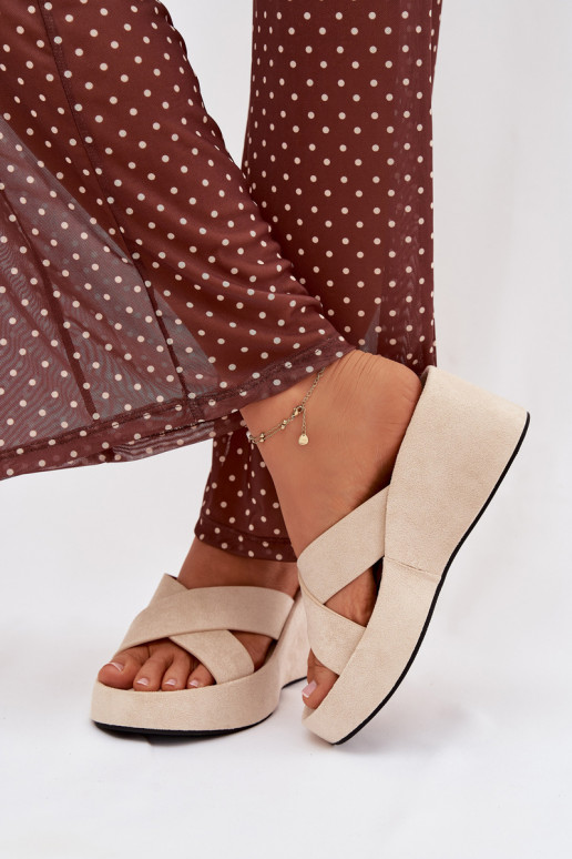 sieviešu čības  Z u smilšu krāsas Calorine