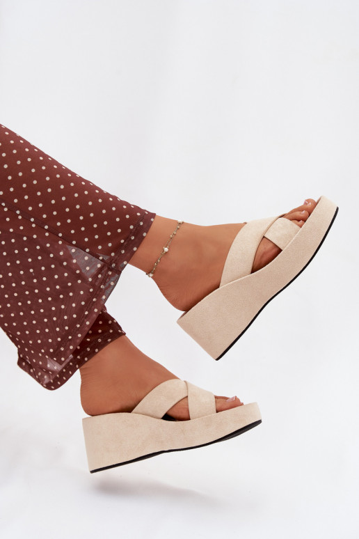 sieviešu čības  Z u smilšu krāsas Calorine