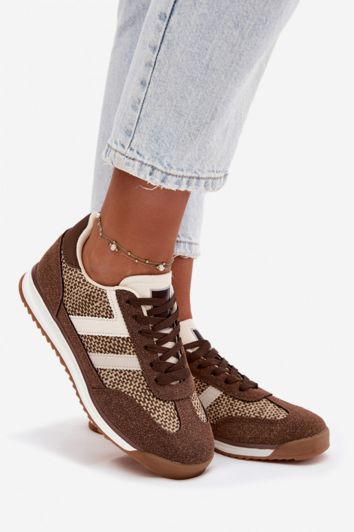 sporta apavi  modeļa apavi  brūnas krāsas Soretta