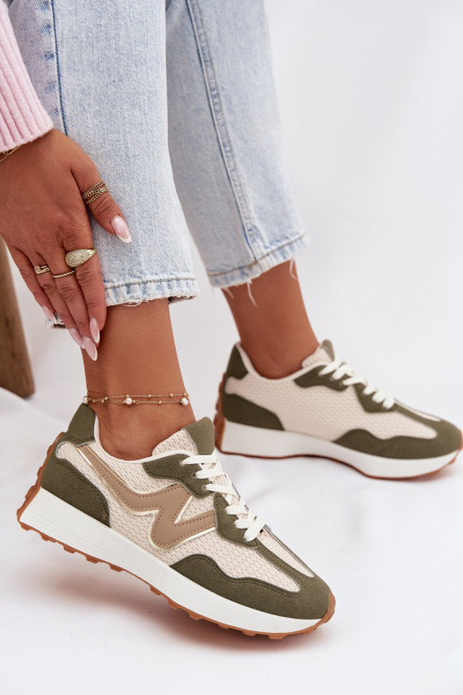 sporta apavi  ar platformu Zaļas krāsas Janelora