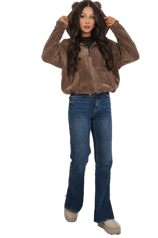 Tumši smilškrāsas džemperis