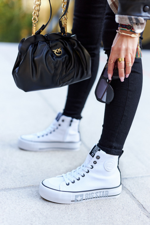 Sieviešu brīvā laika apavi ar zoli Big Star II274014 baltas krāsas