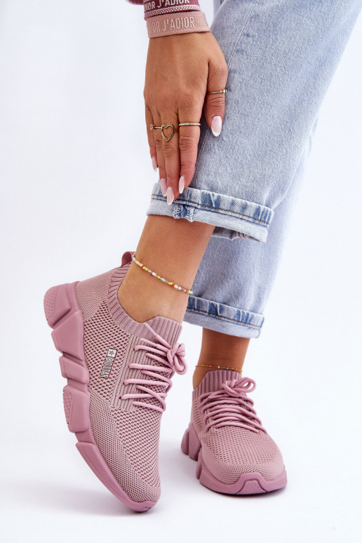    modeļa apavi Memory Foam System Big Star JJ274266 Rozā krāsas