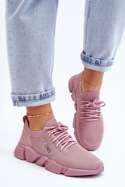    modeļa apavi Memory Foam System Big Star JJ274266 Rozā krāsas