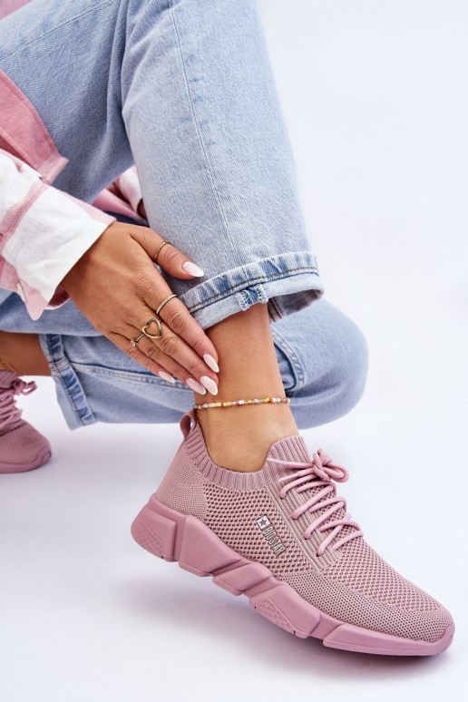    modeļa apavi Memory Foam System Big Star JJ274266 Rozā krāsas