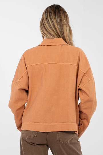 Tumši oranža jaka 2