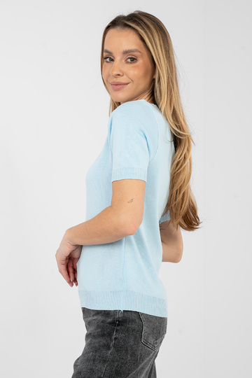 Džemperis gaiši zilā krāsā 2