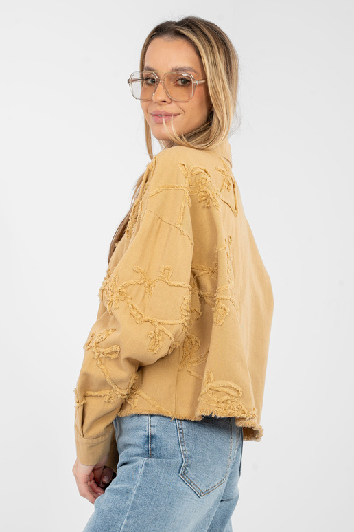 Kamieļa krāsas jaka