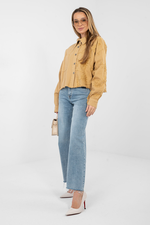 Kamieļa krāsas jaka