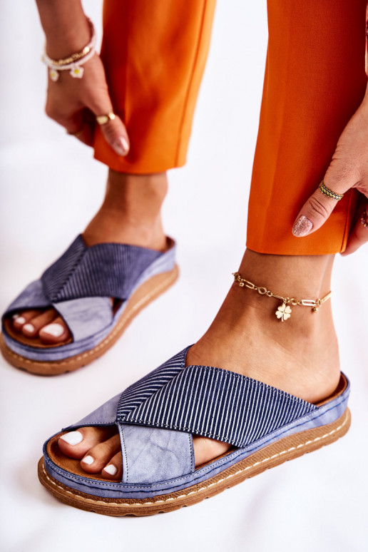    Čības  04986-17 Zilas krāsas