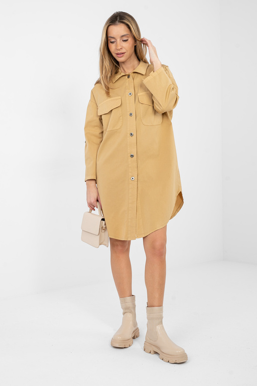 Kleita kamieļa krāsā