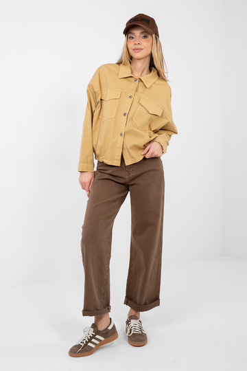 Vilnas krekls kamieļa krāsā