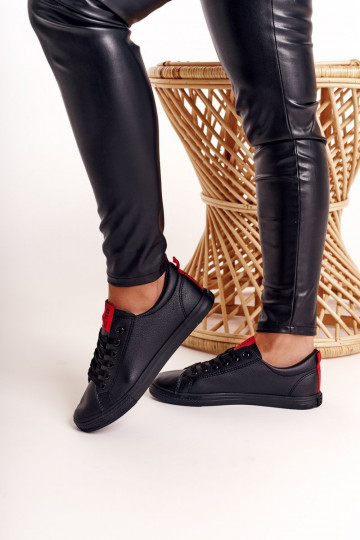 Stilīgi sporta apavi no dabīgas ādas  BIG STAR DD274687 Melns 2