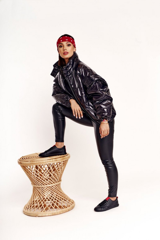 Stilīgi sporta apavi no dabīgas ādas  BIG STAR DD274687 Melns