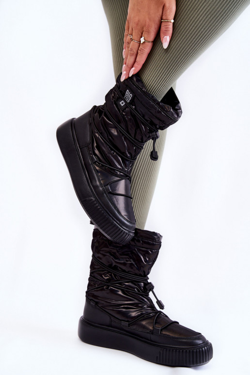  siltināti sniega apavi Big Star KK274193 Melns