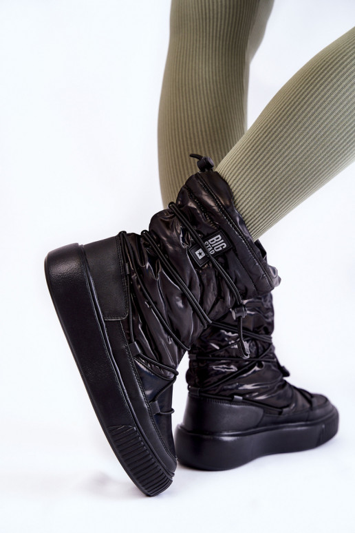  siltināti sniega apavi Big Star KK274193 Melns