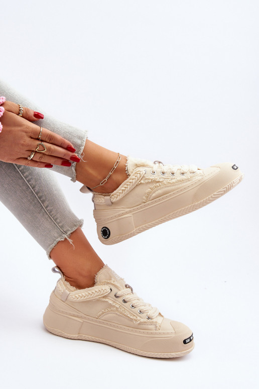   modeļa apavi GOE NN2N4060 smilšu krāsas