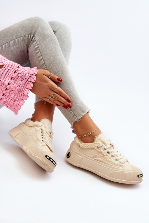   modeļa apavi GOE NN2N4060 smilšu krāsas