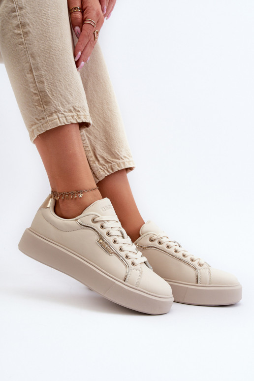  modeļa apavi  Big Star NN274334 Memory Foam System smilšu krāsas