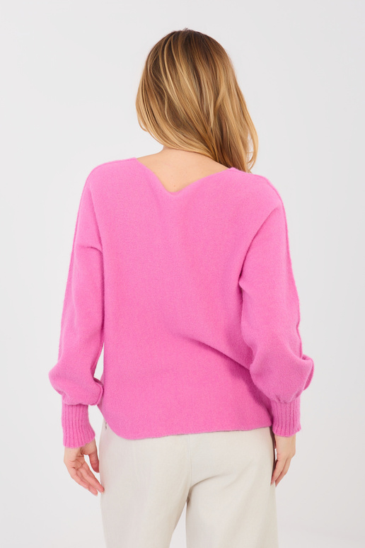 Džemperis tumši rozā